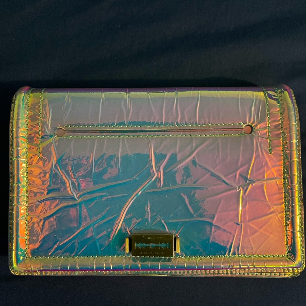 Holographic Iridescent Runway Piece Alexander McQueen Bag